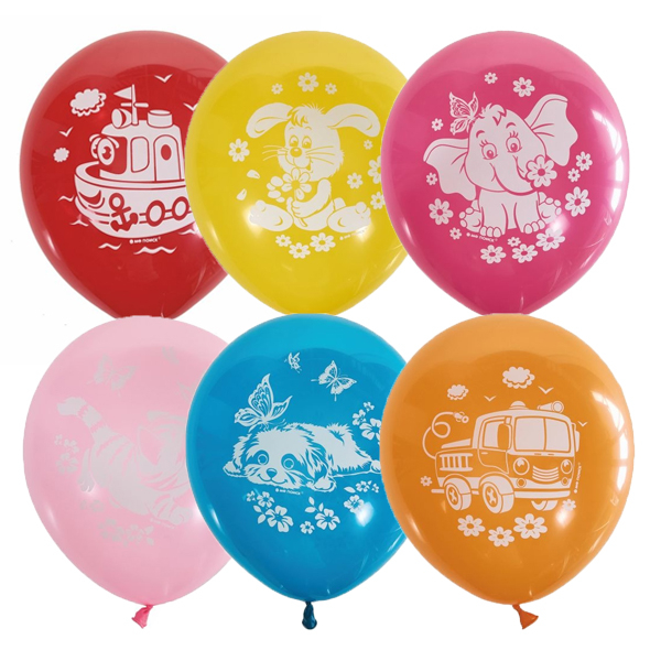 Шар Детская тематика, Ассорти, 2 ст